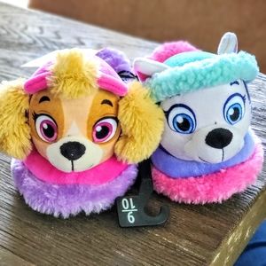 Paw Patrol Skye & Everest Toddler Girl Slippers